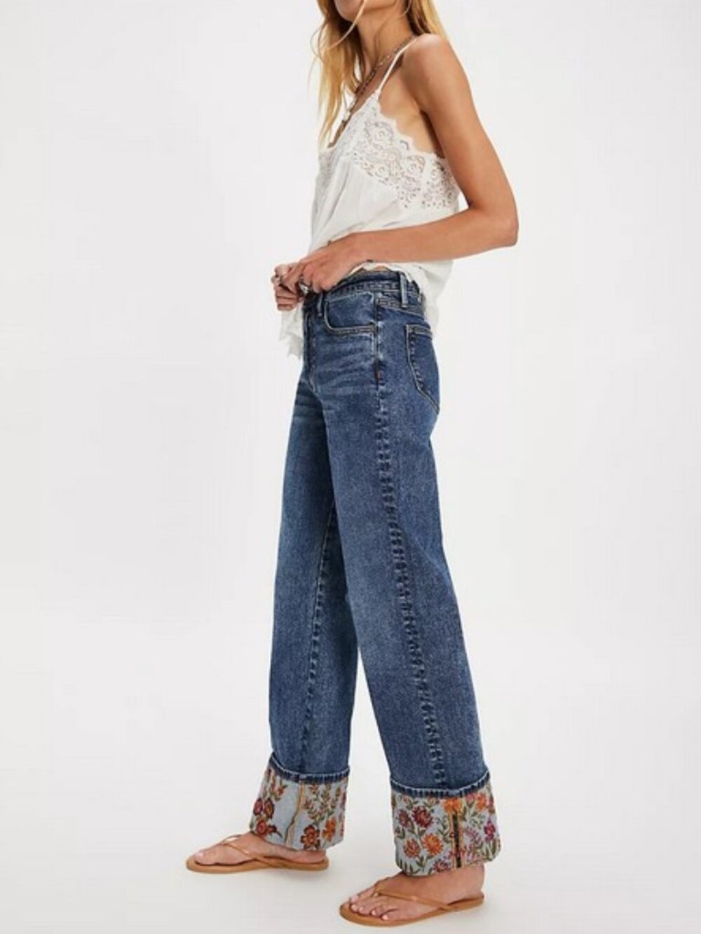 Driftwood Charlee Cuffed Jeans size 25